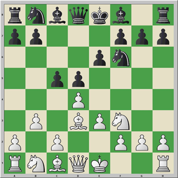 1.d4 d5 2.e3 Cf6 3.Ad3 e6 4.Cf3 c5 5.b3